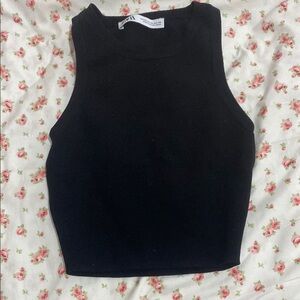 Black Sleeveless Top